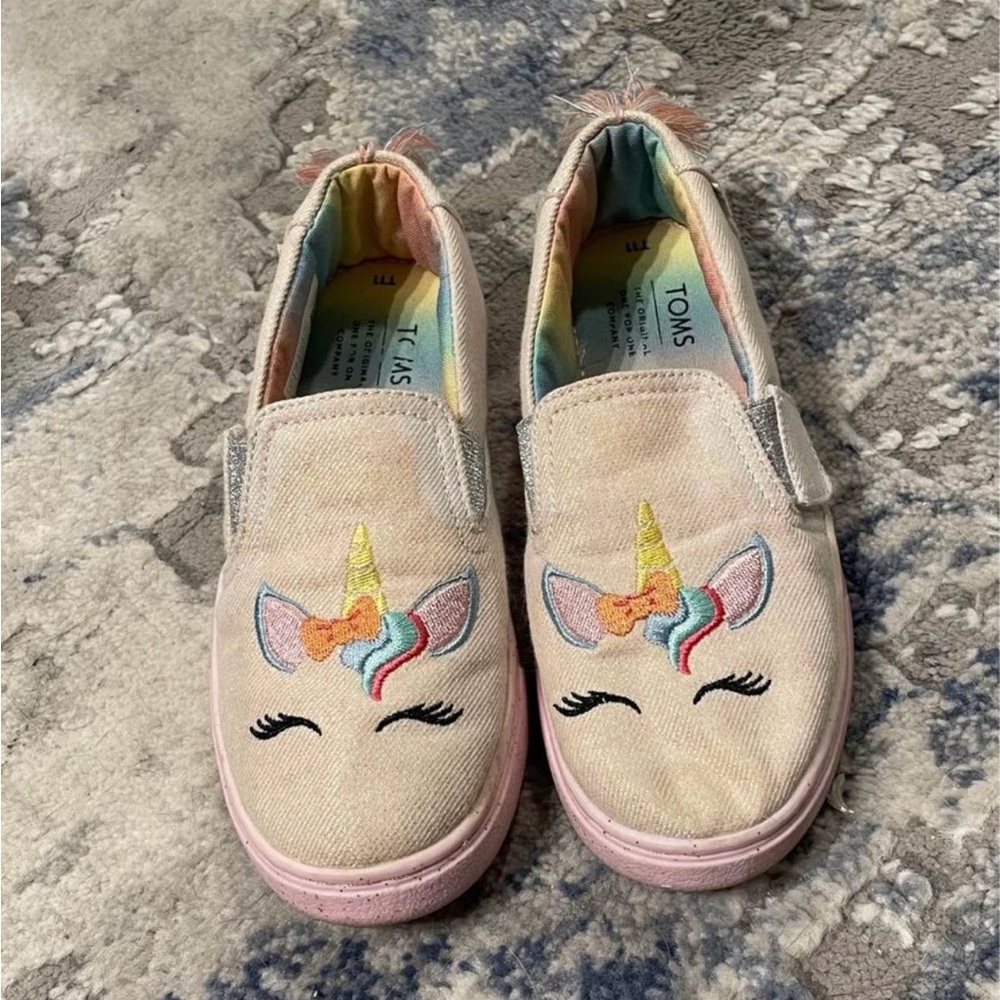 Toms Toddler Unicorn Alphagarta Size T11